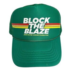John Wayne Blaze Trucker Hat - green and multicoloured